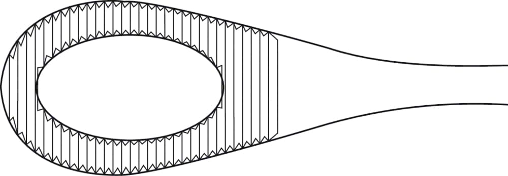 LINE DRAWING FF343R-Aesculap Article Picture (Media Manager)