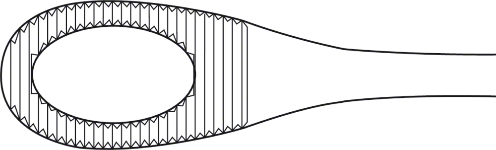 LINE DRAWING FF342R-Aesculap Article Picture (Media Manager)