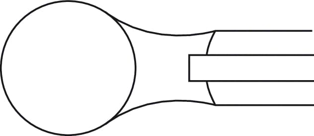 LINE DRAWING FF605R-Aesculap Article Picture (Media Manager)