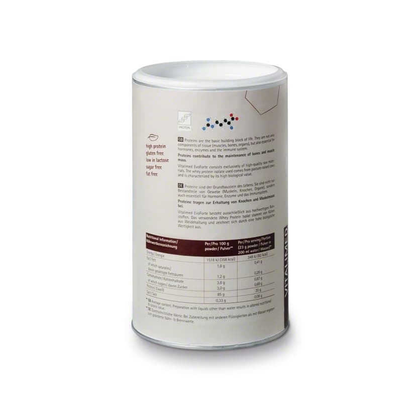 VITALIMED EvoForte Cocoa-Whey Protein Powder