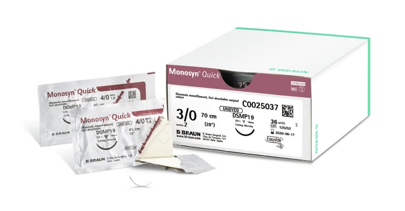 Monosyn® Quick peel and box-Absorbable suture