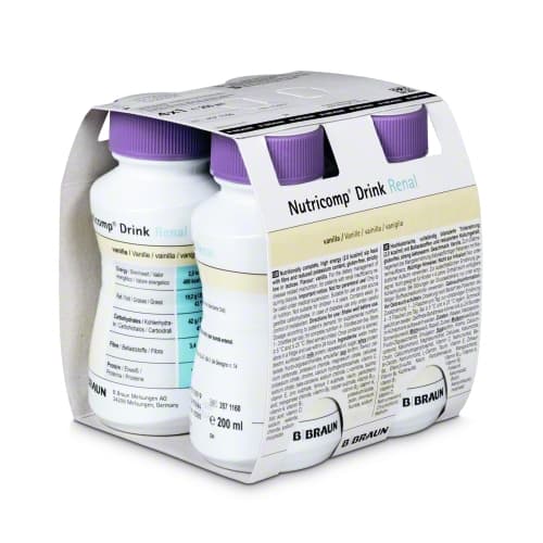 Nutricomp Drink Renal Vanilla-4 x 200ml